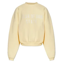 Fear Of God Sweatshirts*Sweatshirt med broderet logo Gul