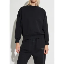 Fear Of God Sweatshirts*Sweatshirt med trykt logo Sort