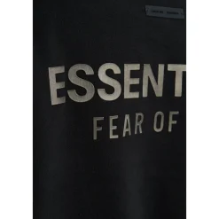 Fear Of God Sweatshirts*Sweatshirt med trykt logo Sort