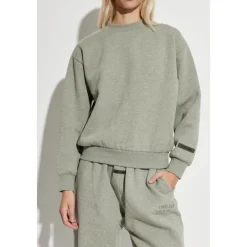 Fear Of God Sweatshirts*Sweatshirt med trykt logo Grå