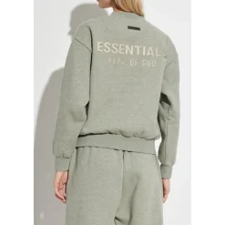 Fear Of God Sweatshirts*Sweatshirt med trykt logo Grå