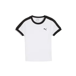 PUMA T-Shirts*T7 Slim Tee Hvid