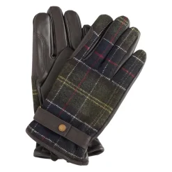 Barbour Handsker*Tartan uldhandsker til mænd og kvinder Grøn