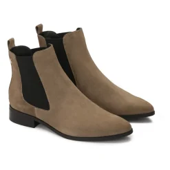 Kazar Chelsea Boots*Taupefarvede ruskindsslippers Beige
