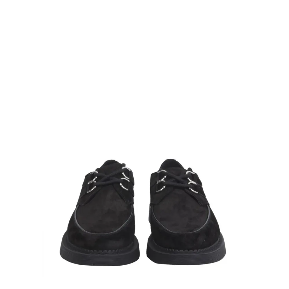 Saint Laurent Snøresko*Teddy Suede Derbies Sort