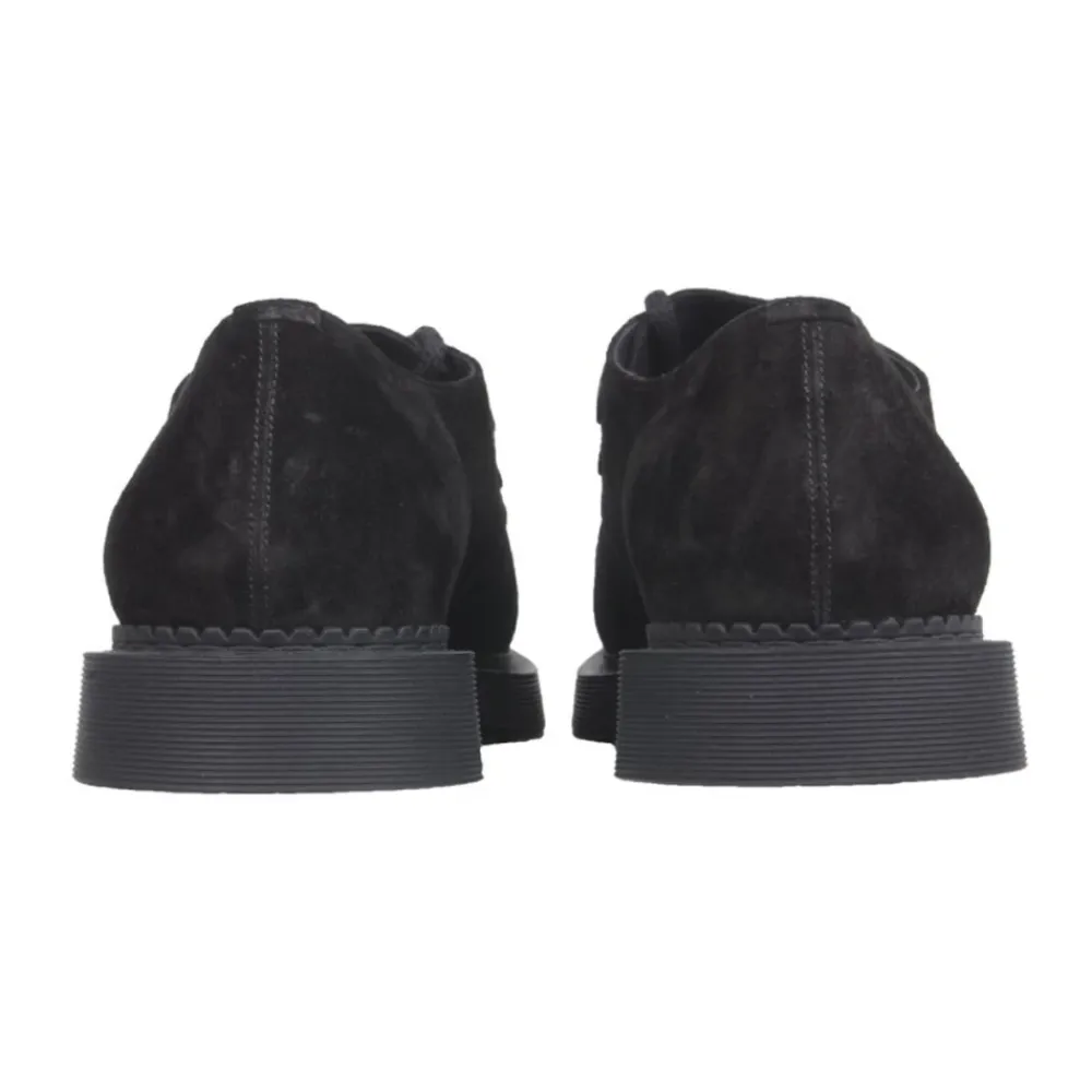 Saint Laurent Snøresko*Teddy Suede Derbies Sort