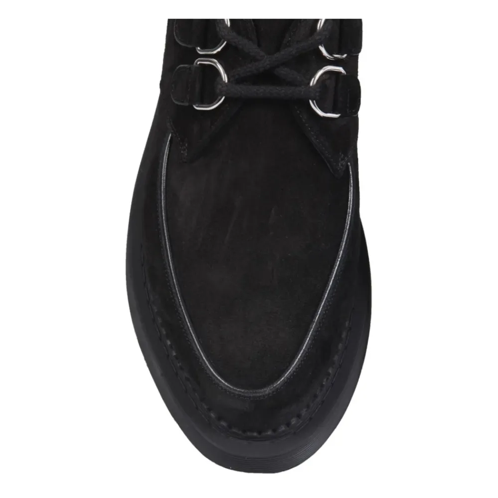 Saint Laurent Snøresko*Teddy Suede Derbies Sort