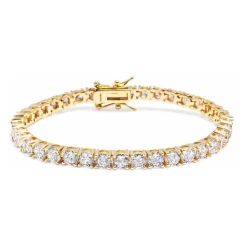 Nialaya Smykker*Tennis Bracelet in Gold Gul