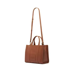 Marc Jacobs Indkøbstasker*The Leather Medium Tote Bag Brun