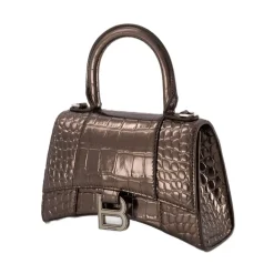 Balenciaga Håndtasker*Timeglas XS Taske - Mørke Bronze Brun