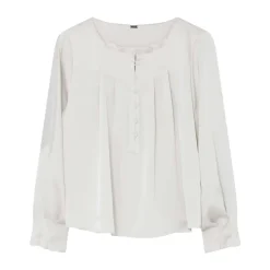 Gustav Bluser & Skjorter*Top lange mouw 60649 Lisette Hvid