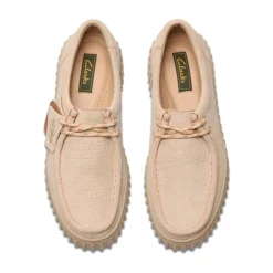 Clarks Snøresko*Torhill Bee Laced Sneakers Beige