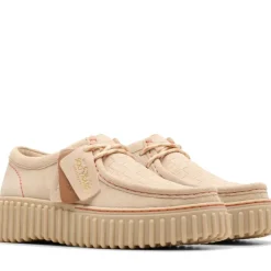 Clarks Snøresko*Torhill Bee Laced Sneakers Beige