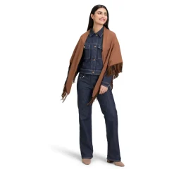 Betty Barclay Tørklæder*Tørklæde med frynser og kunstlæderdetalje Brun