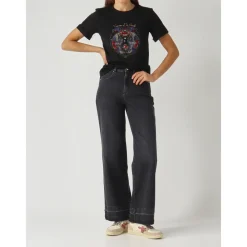 Nenette T-Shirts*T-Shirt Dobe Sort