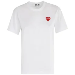 Comme des Garçons Play T-Shirts*T-Shirt Emblem Hvid