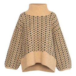 HÉST Striktrøjer & Sweatere*Turtleneck Beige
