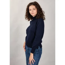 Gran Sasso Striktrøjer & Sweatere*Turtleneck Sweater Blå