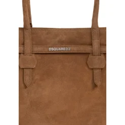 Dsquared2 Indkøbstasker*Twin Shopper Taske Brun