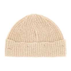 Marni Huer & Kasketter*Uld Beanie til stilfulde kvinder Beige