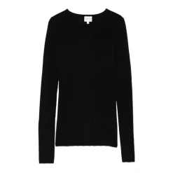 Birgitte Herskind Striktrøjer & Sweatere*Uld Crewneck Sweater Sort