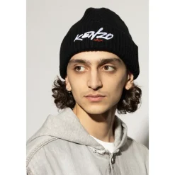 Kenzo Huer & Kasketter*Uldhat Sort