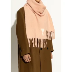 Ami Paris Tørklæder*Uldtørklæde Pink