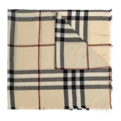 Burberry Tørklæder*Uldtørklæde Beige
