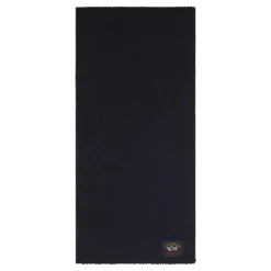Paul & Shark Tørklæder*Uldtørklæde med ikonisk badge Blå
