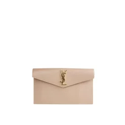 Saint Laurent Clutch*Uptown Pouch Beige