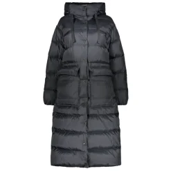 Parajumpers Frakker*Vendbar Lang Dunjakke med Hætte Sort