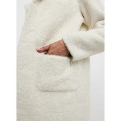 Cesare Gaspari Frakker*Vendbar Printet Frakke Catty - Hvid