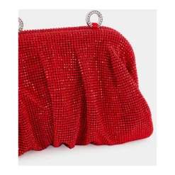 Benedetta Bruzziches Skuldertasker*Venus La Grande Clutch Rød