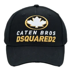 Dsquared2 Huer & Kasketter*Vintage Baseball Cap med spænde Sort