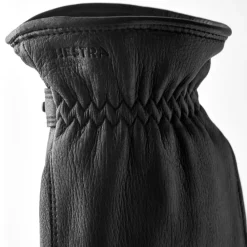 Hestra Handsker*Vinterhandsker - Læder, Uld, Polyester Sort