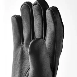 Hestra Handsker*Vinterhandsker - Læder, Uld, Polyester Sort