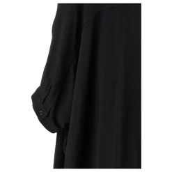 NUDE Bluser & Skjorter*Viskose Skjorte med Knapper Sort