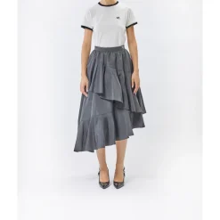 Karl Lagerfeld Nederdele*Voluminous Ruffle Skirt Sort