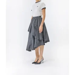 Karl Lagerfeld Nederdele*Voluminous Ruffle Skirt Sort