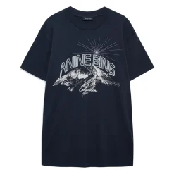 Anine Bing T-Shirts*Walker Vintage black - A-08-11580 Sort