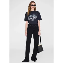 Anine Bing T-Shirts*Walker Vintage black - A-08-11580 Sort