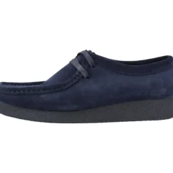 Clarks Snøresko*Wallabeeevosh Suede Blå
