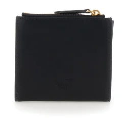 PINKO Punge & Kortholder*Wallet med Love Birds-spænde Sort