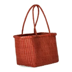 Dragon Diffusion Indkøbstasker*Weave Small Basket Bag Orange