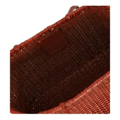 Dragon Diffusion Indkøbstasker*Weave Small Basket Bag Orange