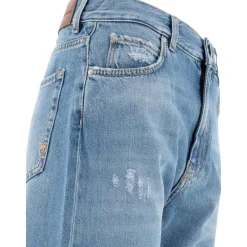 PINKO Jeans*Wide Leg Denim Jeans Blå