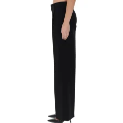 PT Torino Bukser*Wide Leg Skræddersyede Bukser Sort