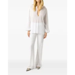 Missoni Bukser*Wide Trousers Hvid