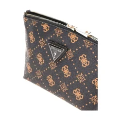 Guess Toilettasker*Wilder Trousse Brun