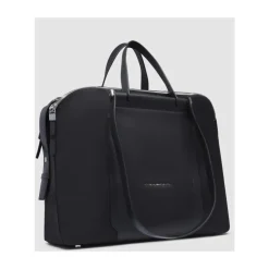 Piquadro Laptop Tasker*Women's computer tote with iPad® compartment, RFID and shock absorbing protection Sort